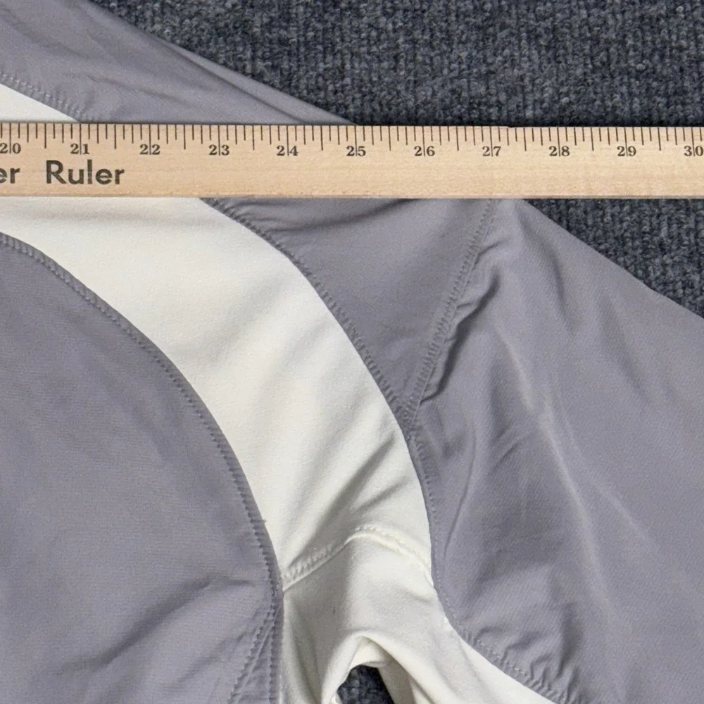 The North Face Flight Series Mens XL Gray Cream Full Zip Running Jacket AW1K